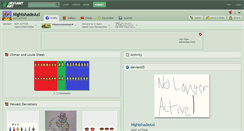 Desktop Screenshot of nightshadeaxl.deviantart.com