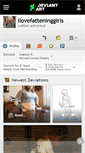Mobile Screenshot of ilovefatteninggirls.deviantart.com