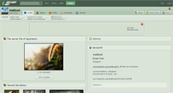 Desktop Screenshot of matkool.deviantart.com