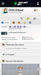 Mobile Screenshot of ch3c3ntaur.deviantart.com