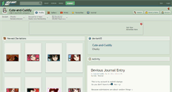 Desktop Screenshot of cute-and-cuddly.deviantart.com