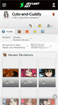 Mobile Screenshot of cute-and-cuddly.deviantart.com