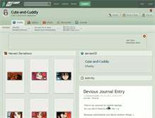 Tablet Screenshot of cute-and-cuddly.deviantart.com
