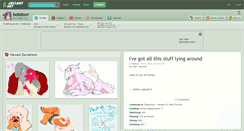Desktop Screenshot of botoluvr.deviantart.com