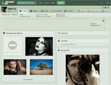 Tablet Screenshot of l09f1l3.deviantart.com