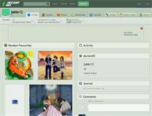 Tablet Screenshot of jakie12.deviantart.com