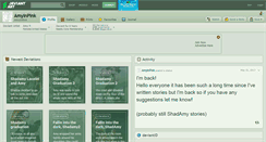 Desktop Screenshot of amyinpink.deviantart.com