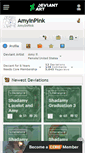 Mobile Screenshot of amyinpink.deviantart.com
