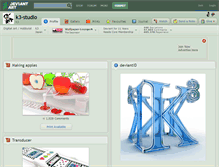 Tablet Screenshot of k3-studio.deviantart.com