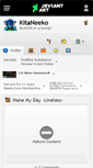 Mobile Screenshot of kitaneeko.deviantart.com