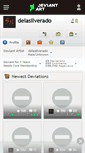 Mobile Screenshot of delasilverado.deviantart.com