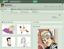 Tablet Screenshot of jazzyclaws.deviantart.com