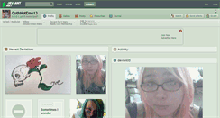 Desktop Screenshot of gothnotemo13.deviantart.com