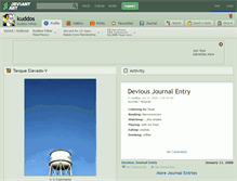 Tablet Screenshot of kuddos.deviantart.com
