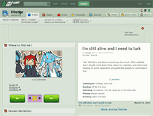Tablet Screenshot of kitedge.deviantart.com