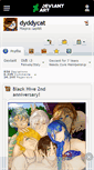 Mobile Screenshot of dyddycat.deviantart.com