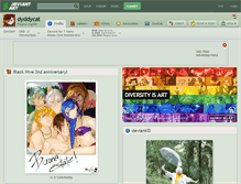 Tablet Screenshot of dyddycat.deviantart.com
