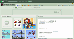 Desktop Screenshot of e253mechashadow.deviantart.com