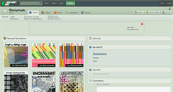 Desktop Screenshot of ebonymusic.deviantart.com