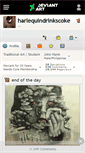 Mobile Screenshot of harlequindrinkscoke.deviantart.com