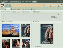 Tablet Screenshot of corrinthia.deviantart.com