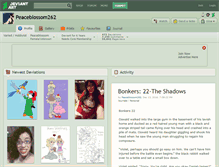 Tablet Screenshot of peaceblossom262.deviantart.com