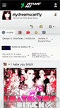 Mobile Screenshot of mydreamscanfly.deviantart.com