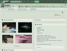 Tablet Screenshot of dvalinn.deviantart.com