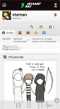 Mobile Screenshot of eterean.deviantart.com