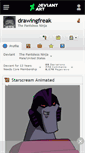 Mobile Screenshot of drawingfreak.deviantart.com