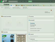Tablet Screenshot of hwasung.deviantart.com