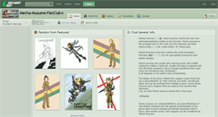 Desktop Screenshot of mecha-musume-fanclub.deviantart.com