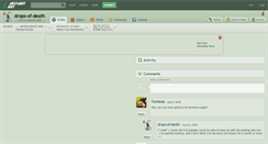 Desktop Screenshot of drops-of-death.deviantart.com