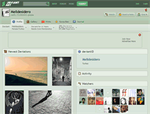 Tablet Screenshot of melidesidero.deviantart.com