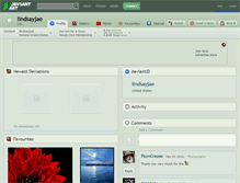 Tablet Screenshot of lindsayjae.deviantart.com