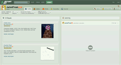 Desktop Screenshot of jacketfreak.deviantart.com