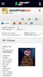Mobile Screenshot of jacketfreak.deviantart.com