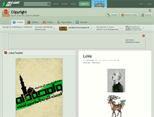 Tablet Screenshot of c0pyright.deviantart.com
