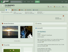 Tablet Screenshot of ch-graphics.deviantart.com