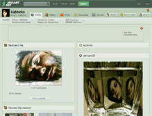 Tablet Screenshot of kabbeko.deviantart.com