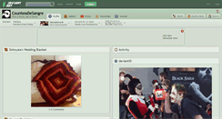 Desktop Screenshot of countessdesangre.deviantart.com