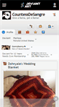 Mobile Screenshot of countessdesangre.deviantart.com