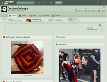 Tablet Screenshot of countessdesangre.deviantart.com
