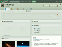Tablet Screenshot of bundleofhope.deviantart.com