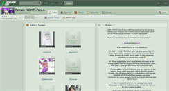 Desktop Screenshot of female-nights-fans.deviantart.com