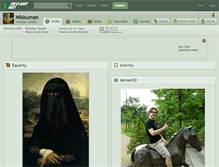 Tablet Screenshot of nikkuman.deviantart.com