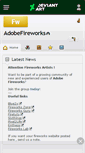 Mobile Screenshot of adobefireworks.deviantart.com
