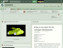 Tablet Screenshot of lolmanic45.deviantart.com