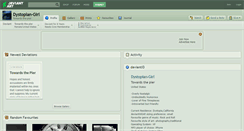 Desktop Screenshot of dystopian-girl.deviantart.com
