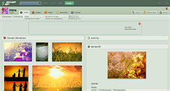 Desktop Screenshot of mzna.deviantart.com